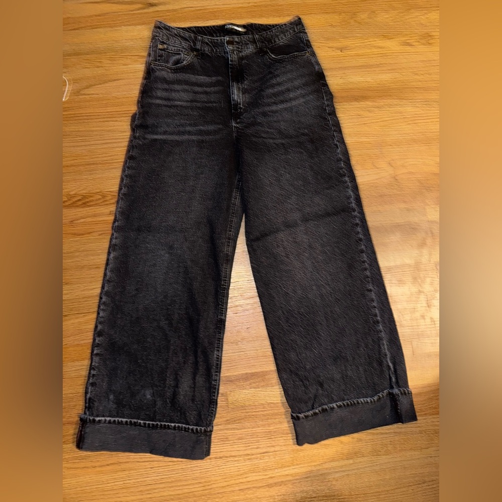 Fashion nova high waist baggy wide leg jeans